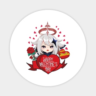 Paimon Genshin Impact Valentines Day Magnet
